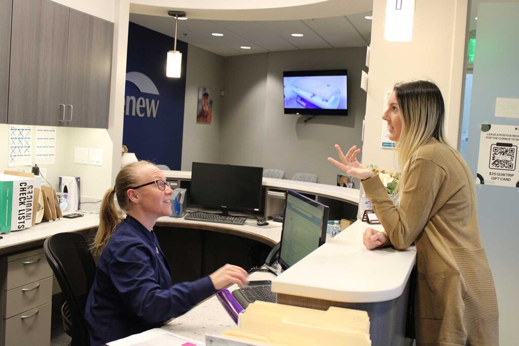 Wisdom teeth removal consultation room at OP Implant Dental in Overland Park, KS